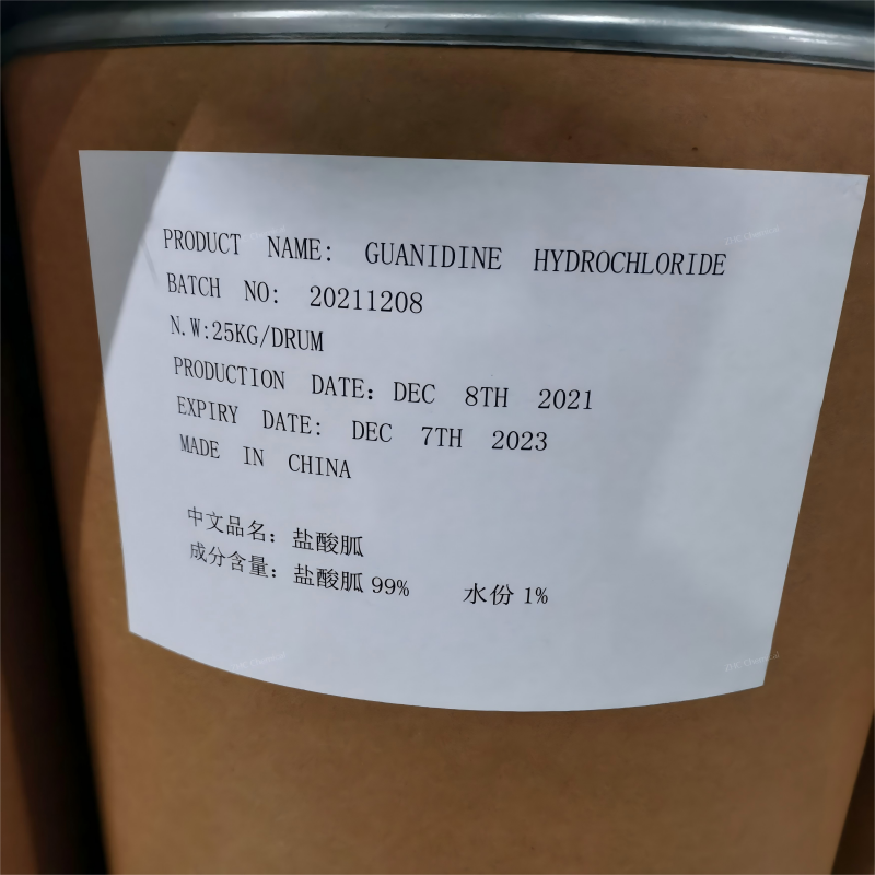 Guanidine hydrochloride drum